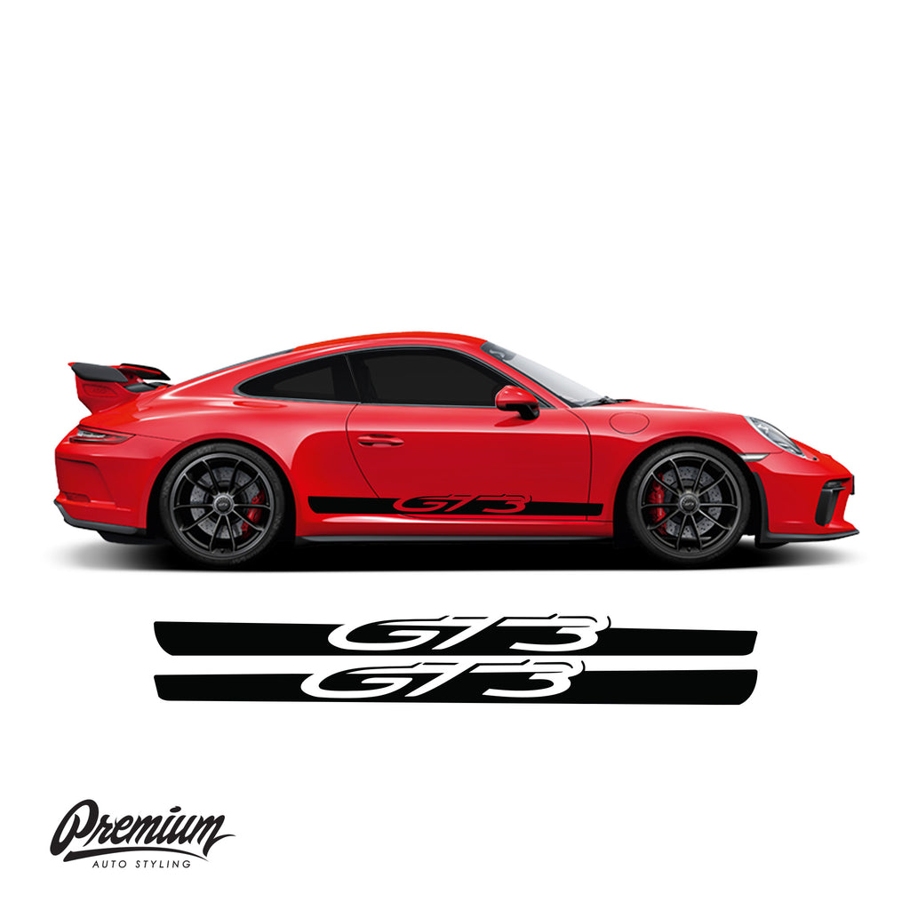 【SPARK】300台Porsche 991 GT3 K.Estre直筆サイン Porsche 991 GT3 Side Decal Kit OEM Style Graphics – Premium Auto