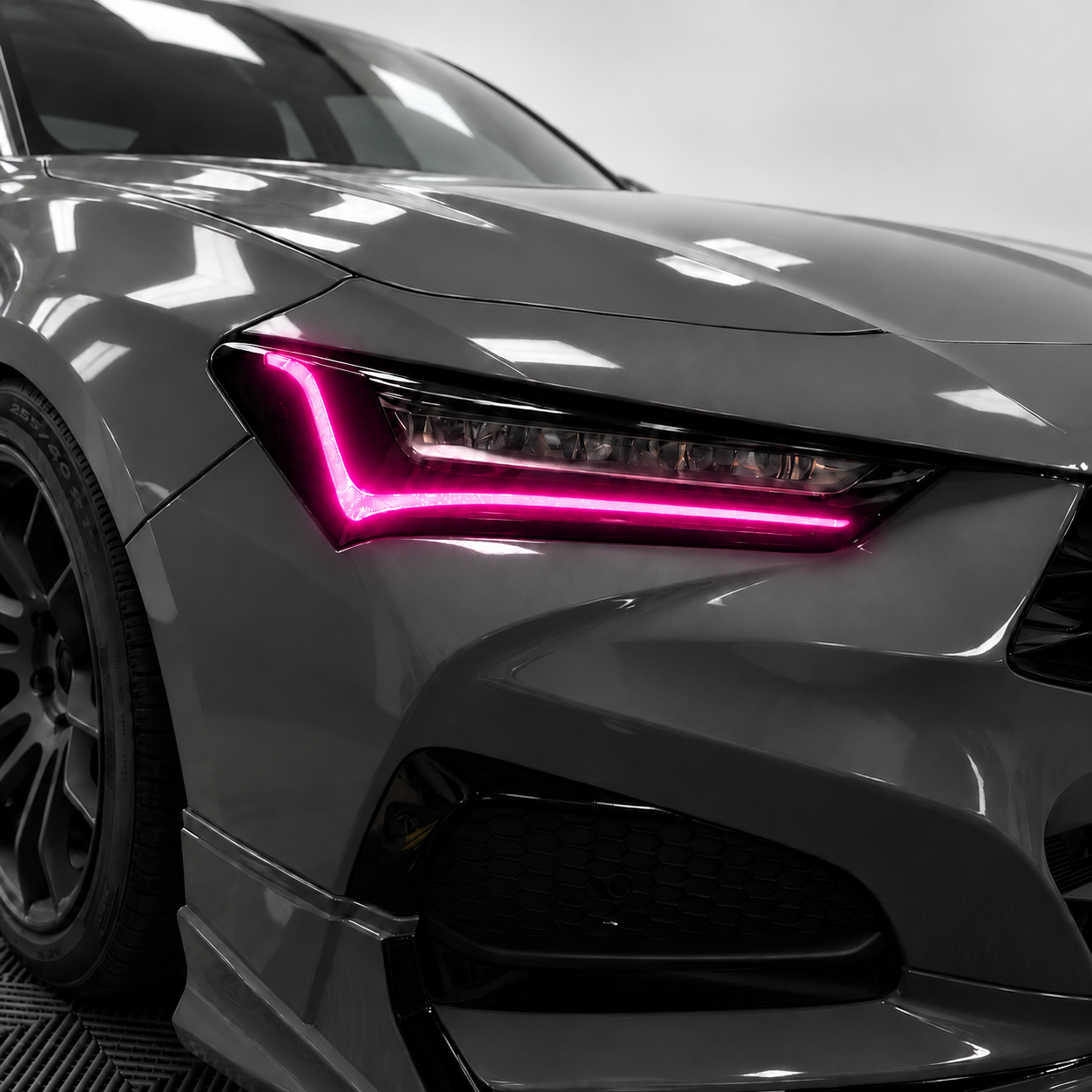 2021–2025 Acura TLX Vinyl Overlays: DRL Tint, Amber Deletes & More