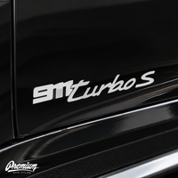 Porsche 911 Turbo S (992.1) Door Decal Replacement | OEM-Style “911 Turbo S” Lettering, 2019–2024