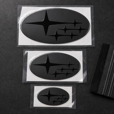 2022-2026 Subaru BRZ | Emblem Overlay Set Front,Rear,& Steering Wheel Stealth