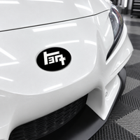 TEQ Front + Rear Emblem Vinyl Overlays  (Choose Your Color) | 2020-2026 A90, A91 Toyota GR Supra