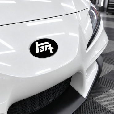 TEQ Front + Rear Emblem Vinyl Overlays  (Choose Your Color) | 2020-2026 A90, A91 Toyota GR Supra