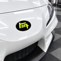 TEQ Front + Rear Emblem Vinyl Overlays  (Choose Your Color) | 2020-2026 A90, A91 Toyota GR Supra