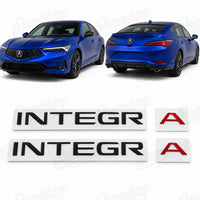 2023–2026 Acura Integra Front & Rear Bumper Vinyl Letter Inlays