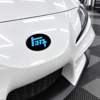 TEQ Front + Rear Emblem Vinyl Overlays  (Choose Your Color) | 2020-2026 A90, A91 Toyota GR Supra