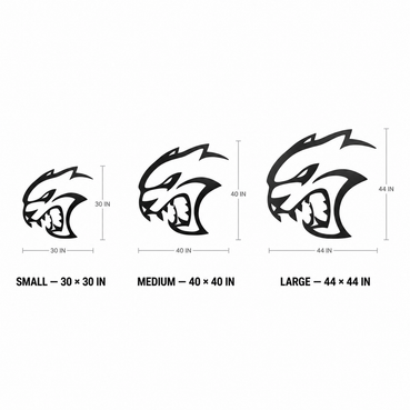 Dodge Hellcat Side Decal Kit — Challenger, Charger & Durango