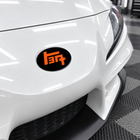 TEQ Front + Rear Emblem Vinyl Overlays  (Choose Your Color) | 2020-2026 A90, A91 Toyota GR Supra