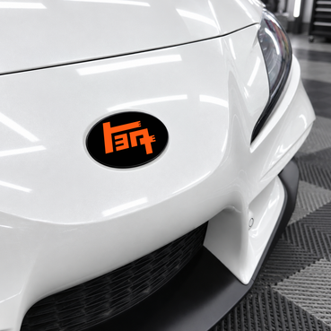 TEQ Front + Rear Emblem Vinyl Overlays  (Choose Your Color) | 2020-2026 A90, A91 Toyota GR Supra