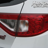 Tail Light Overlays w/ Reverse & Blinker Cut Outs - Red Tint | 2008-2014 Subaru WRX & STI Hatchback