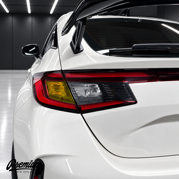 2023-2026 Honda Civic Hatchback | Pre-Cut Rear Turn Signal Overlays - Yellow Tint