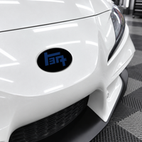 TEQ Front + Rear Emblem Vinyl Overlays  (Choose Your Color) | 2020-2026 A90, A91 Toyota GR Supra
