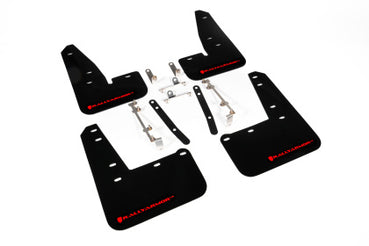 2023-2026 Toyota GR Corolla Rally Armor UR Mud Flaps Black with Red Logo