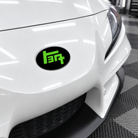 TEQ Front + Rear Emblem Vinyl Overlays  (Choose Your Color) | 2020-2026 A90, A91 Toyota GR Supra