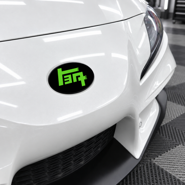 TEQ Front + Rear Emblem Vinyl Overlays  (Choose Your Color) | 2020-2026 A90, A91 Toyota GR Supra