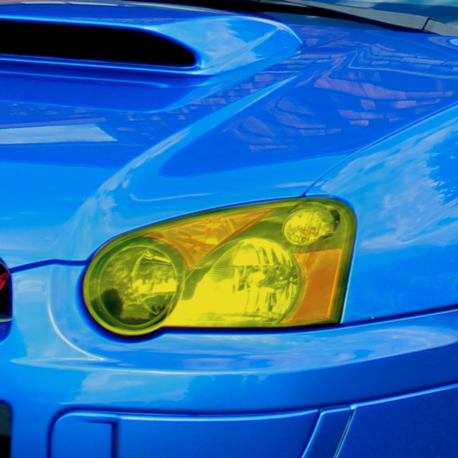 Yellow Headlight Tint Kit (2004-2005 WRX STI Impreza)
