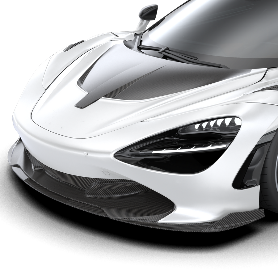 McLaren 720S / 750S-V2 front aero lip with flippers