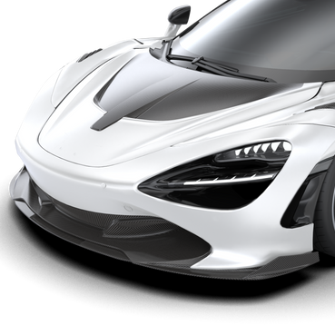 McLaren 720S / 750S-V2 front aero lip with flippers