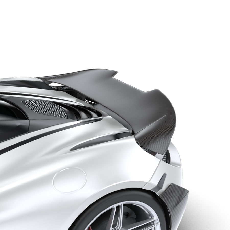 McLaren 720S-765 Style Rear Wing - Twill Carbon / 720S