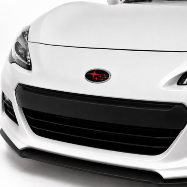 2013-2021 SUBARU BRZ FRONT, REAR & STEERING WHEEL EMBLEM OVERLAY KIT