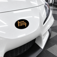TEQ Front + Rear Emblem Vinyl Overlays  (Choose Your Color) | 2020-2026 A90, A91 Toyota GR Supra