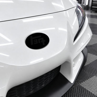 TEQ Front + Rear Emblem Vinyl Overlays  (Choose Your Color) | 2020-2026 A90, A91 Toyota GR Supra