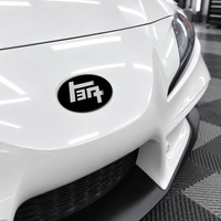 TEQ Front + Rear Emblem Vinyl Overlays  (Choose Your Color) | 2020-2026 A90, A91 Toyota GR Supra