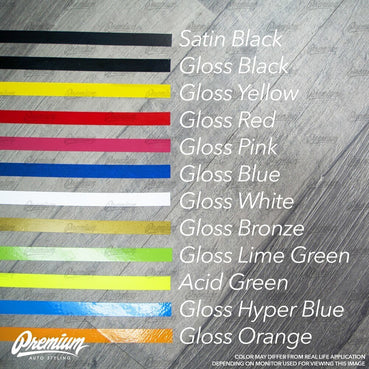 Side Skirt Accent Vinyl Overlay (Choose Your Color) | 2015-2021 Subaru WRX / STI