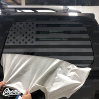 American Flag Rear Quarter Window DECAL Set | 2004-2016 Nissan Armada