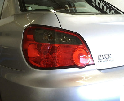 Tail Light Insert Overlays - Smoke Tint | 2004-2005 Subaru WRX STI Impreza