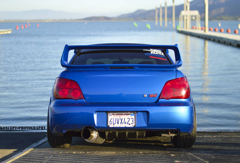 2006-2007 Subaru WRX Full Tail Light Overlay