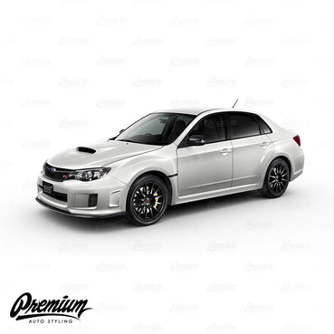 2008-2014 Subaru WRX STI window trim chrome delete