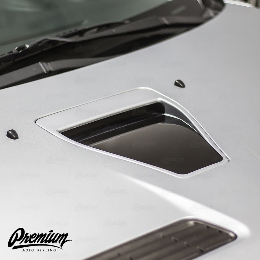Hood Scoop Inlay - Gloss Black | 2008-2015 Mitsubishi Evo X