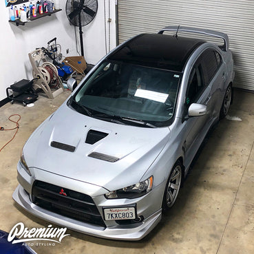 2008-2015 Mitsubishi Evo X Vinyl Roof Wrap 