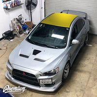 2008-2015 Mitsubishi Evo X Vinyl Roof Wrap 