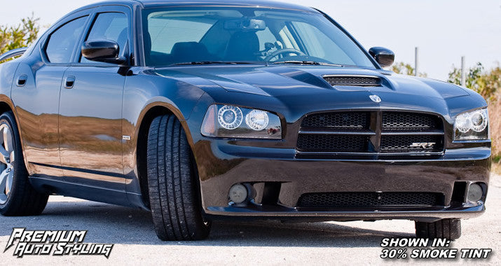 2006-2010 Dodge Charger Fog Light Tint Pre-Cut Overlays Premium Auto Styling 2006-2010 Dodge Charger Fog Light Tint Pre-Cut Overlays Premium Auto Styling