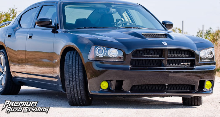 2006-2010 Dodge Charger Fog Light Tint Pre-Cut Overlays Premium Auto Styling 2006-2010 Dodge Charger Fog Light Tint Pre-Cut Overlays Premium Auto Styling