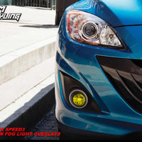 Pre-Cut Fog Light Tint Overlays | 2010-2013 Mazda Speed 3 Hatchback