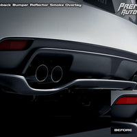 Rear Bumper Reflector Smoke Tint Overlays | 2008-14 Subaru WRX & STI Hatchback