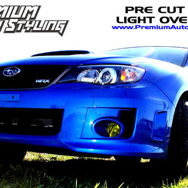 WRX Yellow Fog Light Overlays