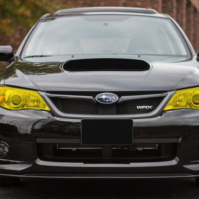 Yellow Headlight Tint Overlay | 2008-2014 Subaru WRX / STI