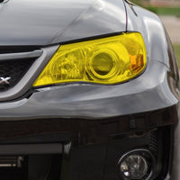 Yellow Headlight Tint Overlay | 2008-2014 Subaru WRX / STI