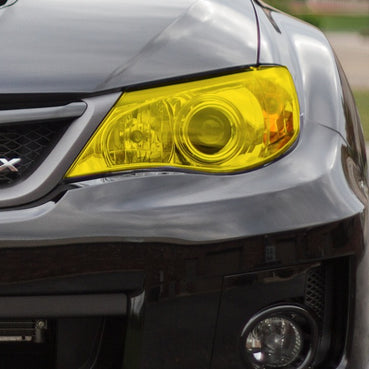 2008-2014 Subaru WRX Yellow Headlight Tint Overlay