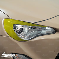 Headlight Eyelid Vinyl Overlay - Blackout