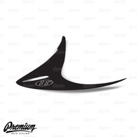 86 Logo Custom Cut-out - Tail Light Deck Vinyl Overlay - Gloss Black | 2012-2016 Toyota GT86