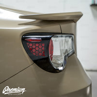 Full Tactical Honeycomb Cut-out - Tail Light Deck Overlay - Gloss Black | 2012-2016 Subaru BRZ