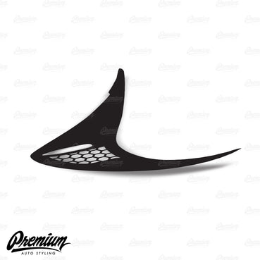 Full Tactical Honeycomb Cut-out - Tail Light Deck Overlay - Gloss Black | 2012-2016 Scion FR-S