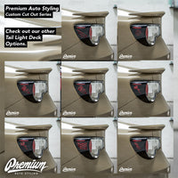 86 Logo Custom Cut-out - Tail Light Deck Vinyl Overlay - Gloss Black | 2012-2016 Toyota GT86