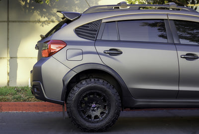 Distressed Flag Quarter Window DECAL