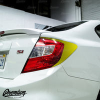 Tail Light Deck Vinyl Overlay - Gloss Black | 2012 Honda Civic Sedan
