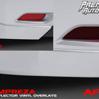 Rear Bumper Reflector Smoke Tint Overlays